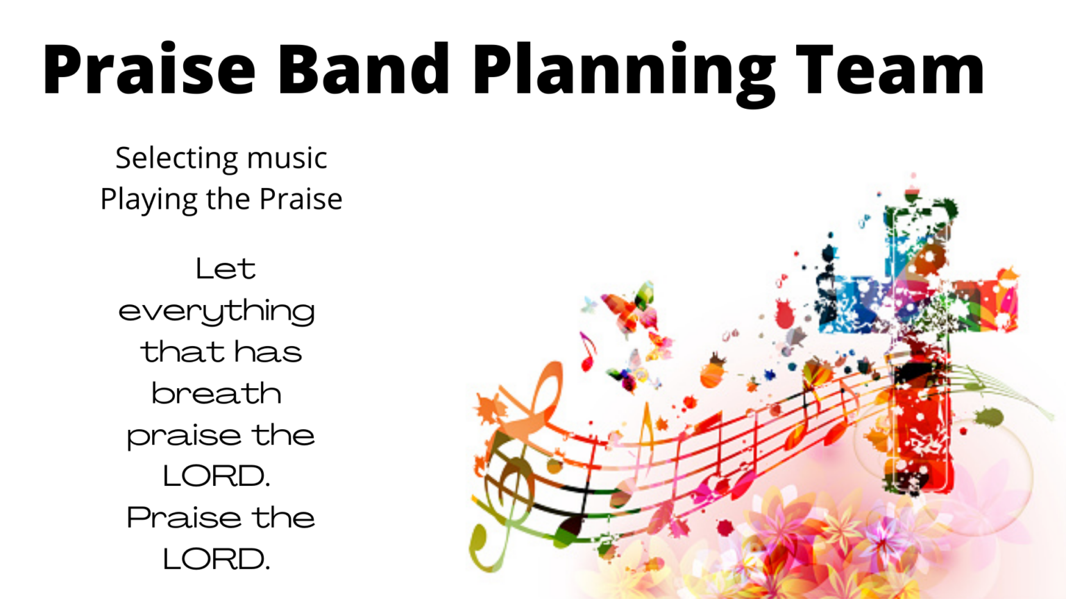 PRAISE BAND PLANNING TEAM – Faith Lutheran Church